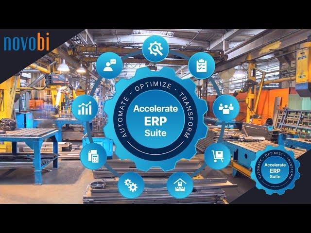 AccelerateERP For Manufacturers: Novobi's Fully-Integrated, End-to-End ERP Solution