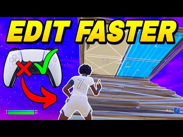 How To EDIT FASTER on Controller + Remove INPUT DELAY (Fortnite Tutorial)