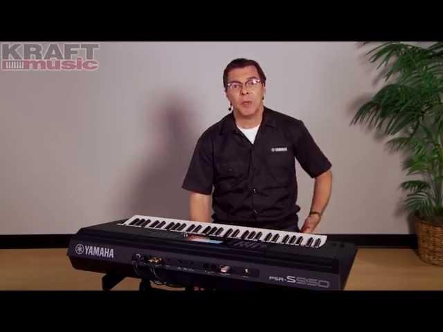 Kraft Music - Yamaha PSR-S950 Arranger Demo with Peter Baartmans