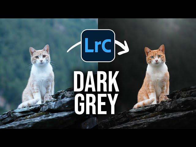 Create THIS DARK GREY Style using ONLY LIGHTROOM!