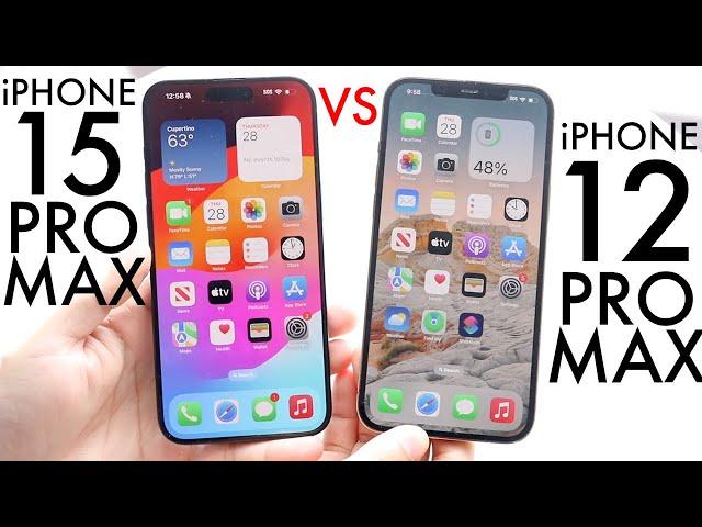 iPhone 15 Pro Max Vs iPhone 12 Pro Max! (Comparison) (Review)