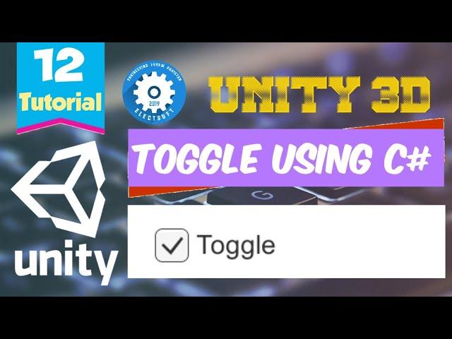 Toggle Button In Unity | Use toggle button with Code | Game Development Tutorial 12 Urdu/Hindi