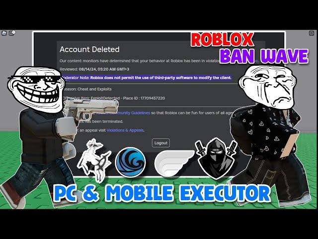 Roblox Banning & Deleting Accounts Permanently | PC & Mobile Executor - ( Ban Wave News )