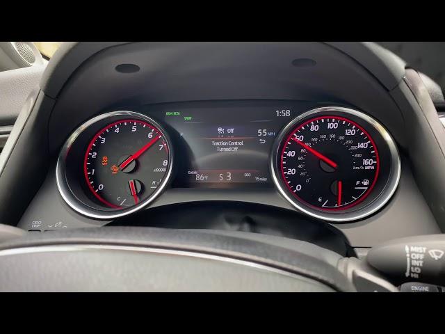 2020 Toyota Camry XSE v6 3.5 8 speed 0-60 acceleration