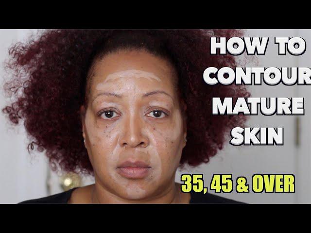 How To Contour & Highlight (Mature Skin 35, 45 & Older) | NeeCJae