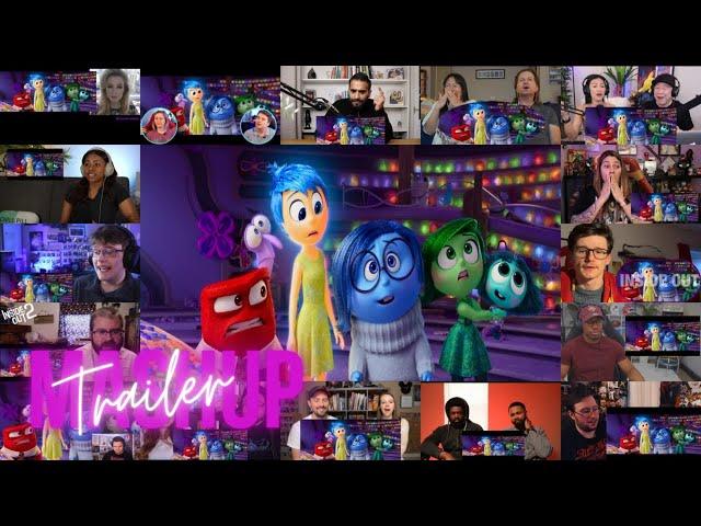 Inside Out 2 - Official Trailer Reaction Mashup  - Pixar - 2024