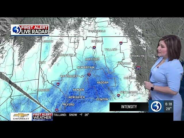 FORECAST: Festive AM flakes & A First Alert Weather Day for bitter cold