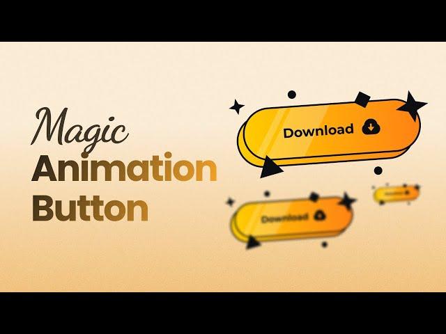 CSS Button Hover Effects Animation | Magic Button HTML & CSS