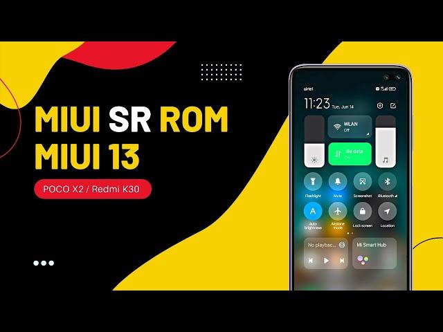 MIUI SR Crest Rom for POCO X2 / Redmi K30 |  ANDROID 12 | MIUI 13