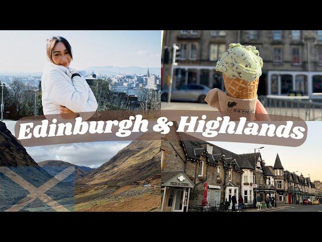 VISITING EDINBURGH SCOTLAND 2022 - Highlands Tour, Old Town, Edinburgh Castle // Vlog