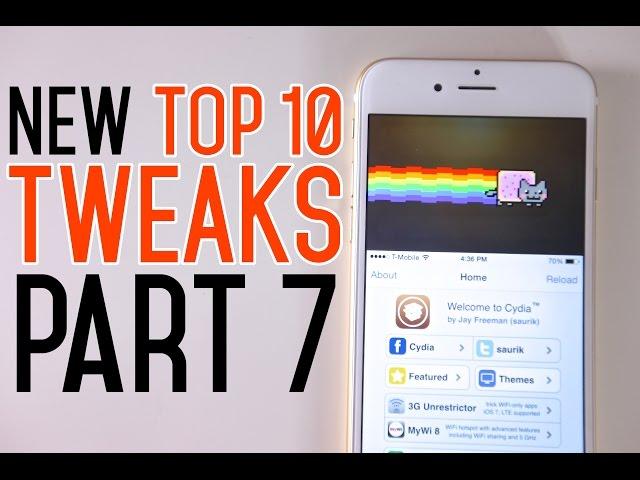 NEW Top 10 iOS 8 Cydia Tweaks Part 7 - 8.1.2 Taig & Pangu Jailbreak Compatible