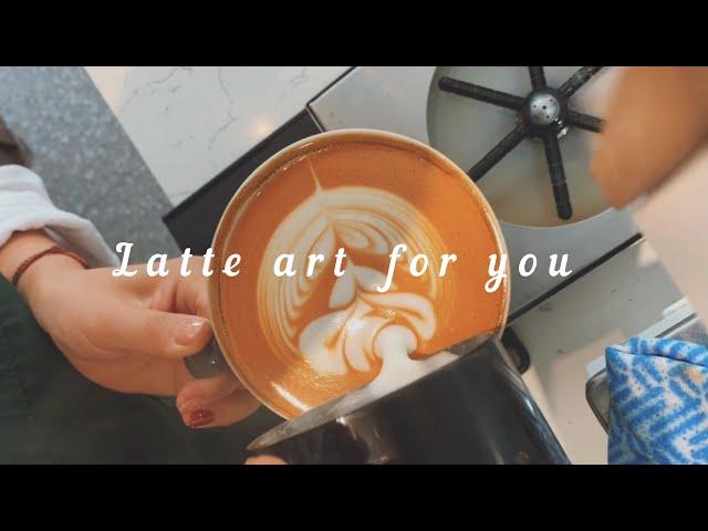 BARISTAJOY ️ Basic Latte art tutorial for beginners