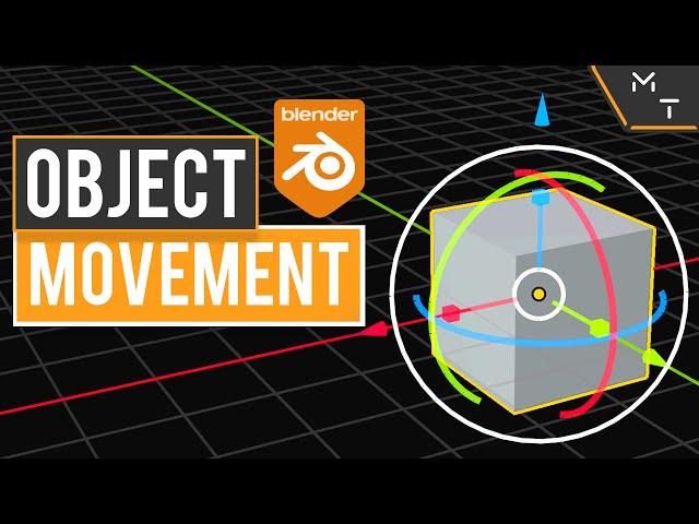 Object Mode Movement Basics | Blender 2.9+ / 3.0 Through Precision Modeling | Part - 8