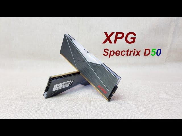 XPG Spectrix D50 DDR4 RGB Memory Unboxing | Lightning