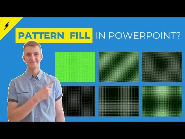 How To Create Pattern Fill in PowerPoint (Pattern? What is it?)