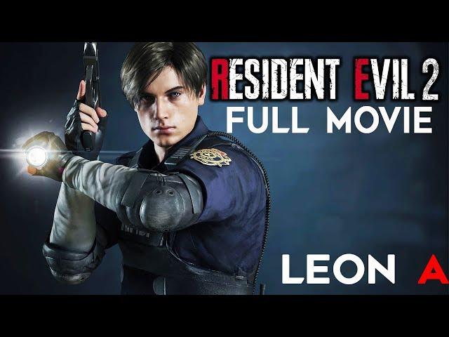 RESIDENT EVIL 2 REMAKE All Cutscenes (LEON STORY) Game Movie 1080p 60FPS