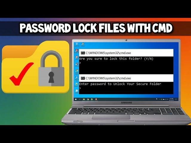 Hide and Password lock a Folder in Windows PC with CMD 2021 Guide