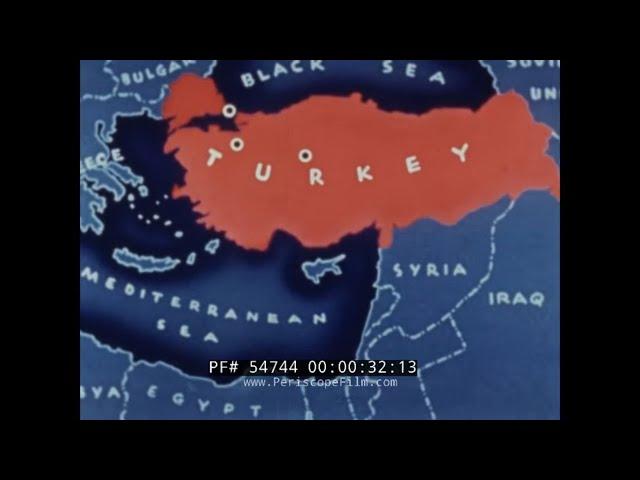 REPUBLIC OF TURKEY   ISTANBUL, ANKARA, BURSA  1950s TRAVELOGUE & HISTORY FILM 54744