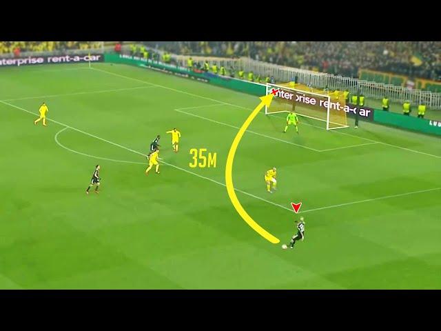 Impossible Curved Goals in Football