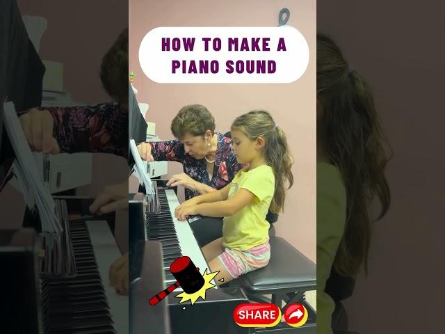 Teaching Sound Production from the First Piano Lessons