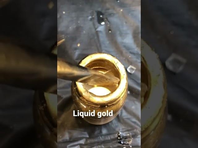 Liquid gold/edges paint