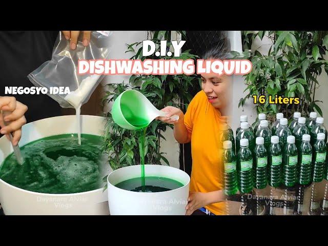 Dishwashing Liquid Making Step by Step | Dishwashing Liquid Negosyo Idea