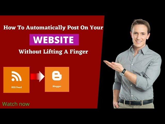 How to Auto post on blogger via Rss feed using IFTTT | Auto blogging