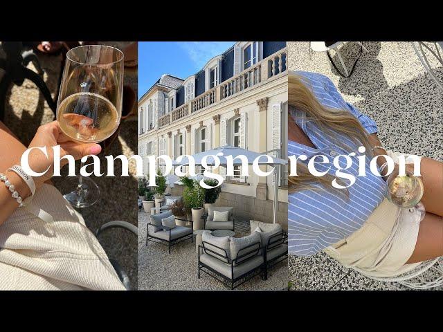 GIRLS TRIP TO THE CHAMPAGNE REGION, VISITING VEUVE CLICQUOT & MOET   REIMS & EPERNAY, FRANCE VLOG