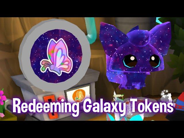 REDEEMING GALAXY PET TOKENS *GALAXY GLIDER* | Galaxy Super Box in Animal Jam