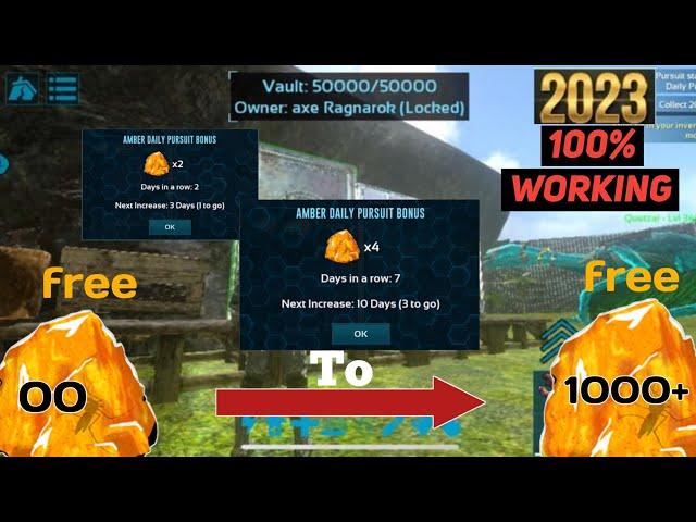 Ancient Amber Glich in Ark mobile 100% work  || 2023