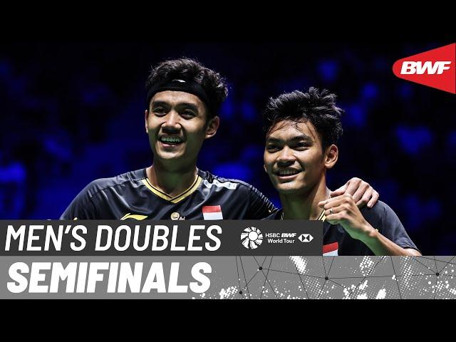 YONEX French Open 2023 | He/Ren (CHN) vs. Fikri/Maulana (INA) | SF