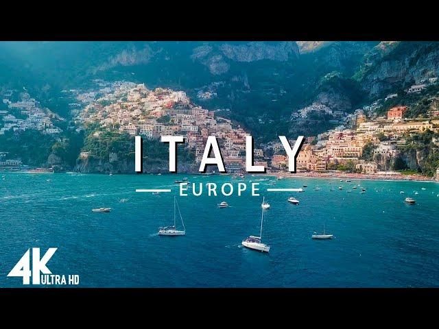 FLYING OVER ITALY (4K UHD) - Relaxing Music Along With Beautiful Nature Videos - 4K Video Ultra HD