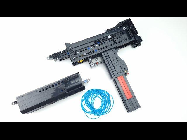 LEGO Full-/Semi-Auto MAC-10 [Select Fire - Blowback - Rubber Band SMG]