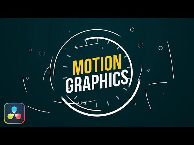 5 Great Beginner Motion Graphics Techniques | DaVinci Resolve Tutorial