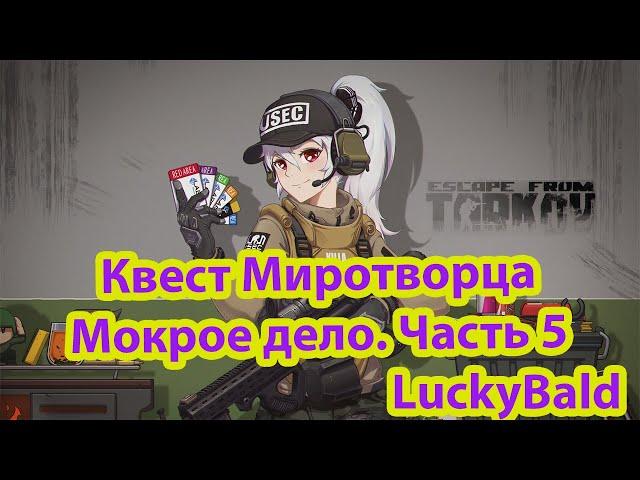 Квест Миротворца Мокрое дело. Часть 5 #escapefromtarkov #eft #bsg #luckybald#квесты