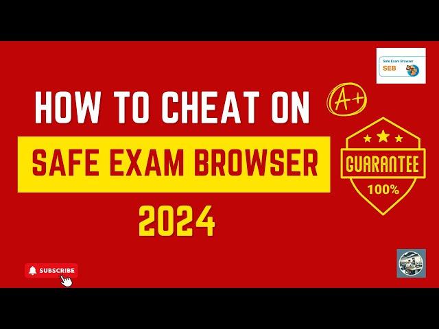 How to cheat on Safe Exam Browser in 2024 | How to Bypass SEB