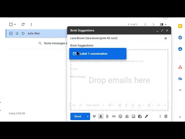 How to: Attach an email to an email in Gmail