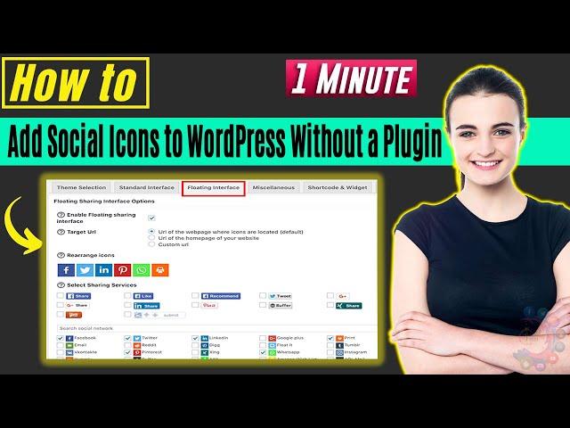 How to Add Social Icons to WordPress Without a Plugin 2024