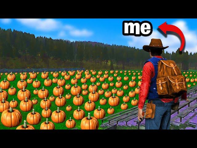 Beating a Pay-To-Win DayZ Server with 10,000 Pumpkins