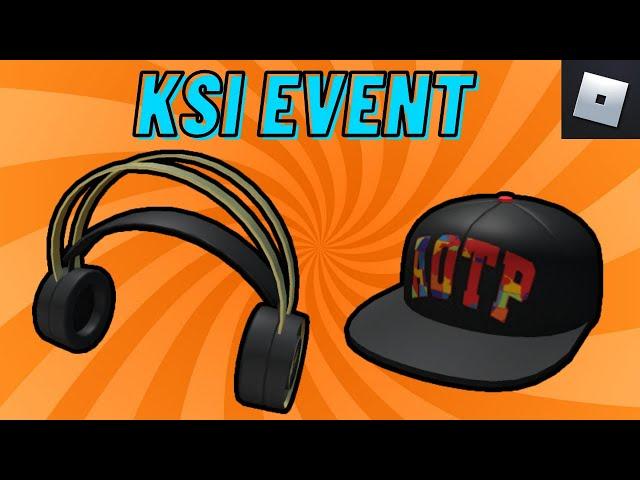 (FREE ITEMS) How to get the GOLDEN HEADPHONES and AOTP HAT in ROBLOX (KSI EVENT) | Roblox