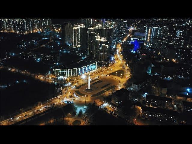 Odessa at night from a height 10 April square Arcadia Genoese