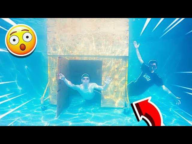 BUILDING A SECRET UNDERWATER BASE!