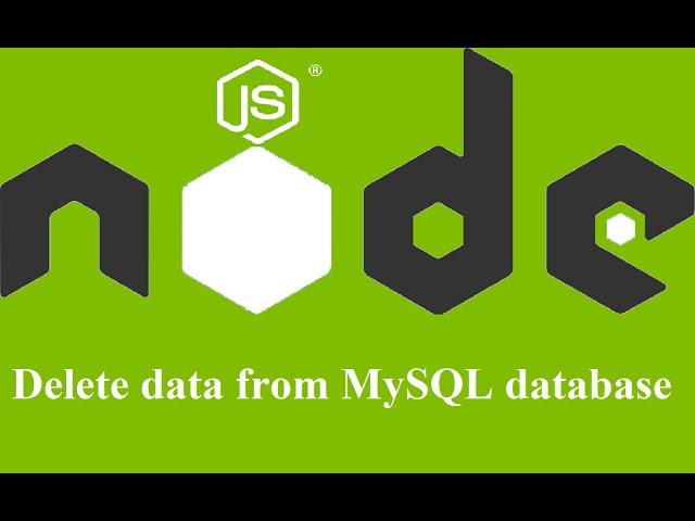 How to delete data from MySQL database using Node Js | Delete Query | Free | URDU | HINDI | Part 14