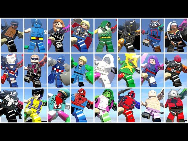 All Character Transformations in LEGO Marvel Super Heroes 1