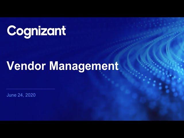 Vendor Management | Webinar