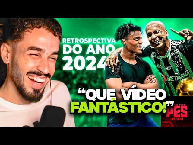 RETROSPECTIVA DO FUTEBOL 2024! | REACT PES MIL GRAU