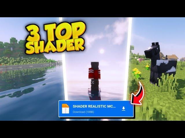 Top 3 Shader mcpe 1 17 realistic dan no lag Shader untuk survival   keren dan ringan