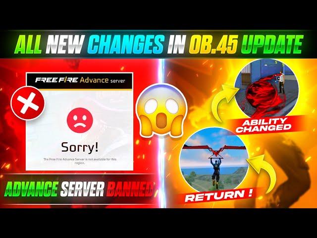 OB45 UPDATE FREE FIRE ll FREE FIRE NEW EVENT ll FREE FIRE OB45 UPDATE ll FF OB.45 UPDATE