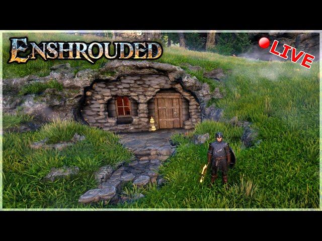 Enshrouded: Building a Small & Cozy Hobbit House!