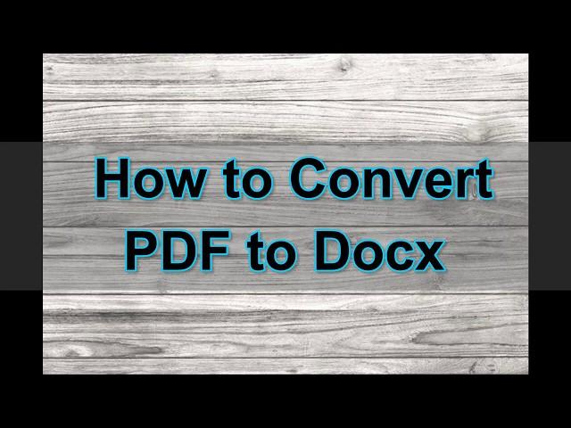 Stupidly Easy Way to Convert PDF to Word (No software needed)